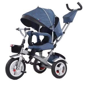 2021KIDS 4 IN 1 RIDE 3 WHEEL BABY TRIKE TRICYCLE STROLLER Baby Tricycle Kids Ride on Car,M7601